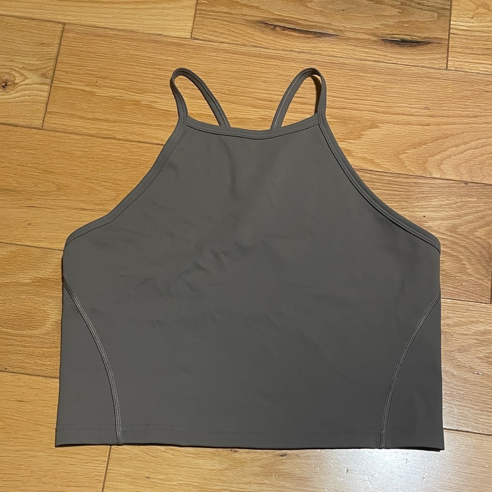 Green High Neck Tank Top Lululemon
